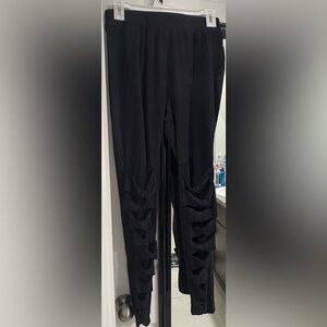 K Jordan Black Bow Detail Leggings